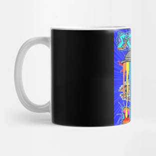 Music, Drums Drip Spray Paint 24 Mug